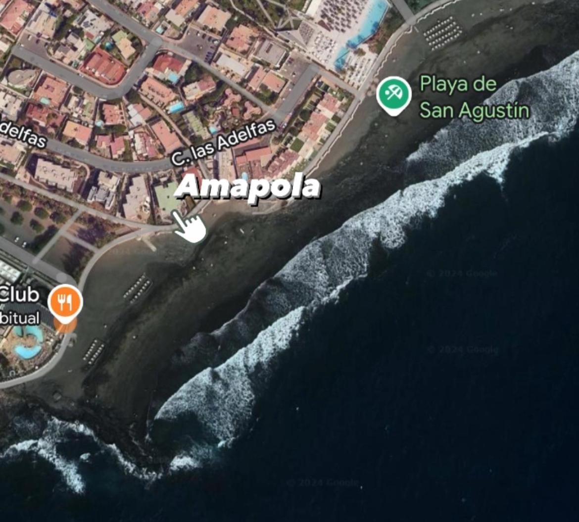 Amapola Blue Sea - Recien Reformado, Frente Al Mar Apartamento San Agustín Exterior foto